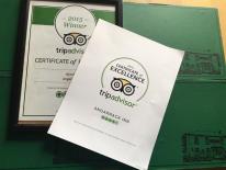 Delighted to have been awarded a Certificate of Excellence for the second year running | Angarrack Inn Delighted to have been awarded a Certificate of Excellence for the second year running | Angarrack Inn